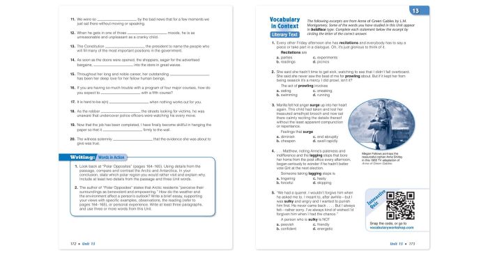 Vocabulary workshop unit 10 level g