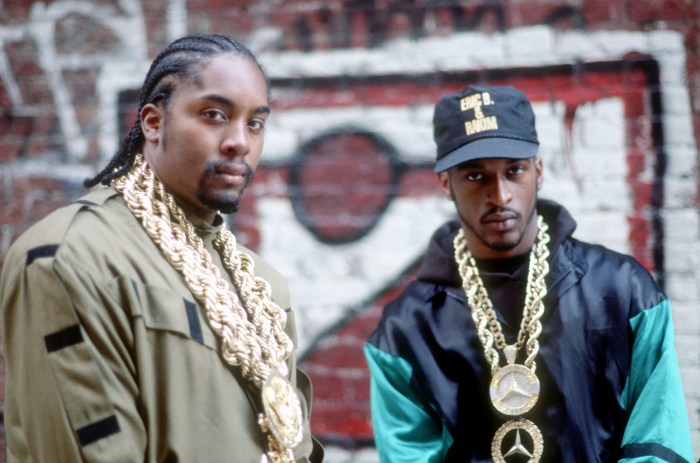 Hip hop duo blank and rakim