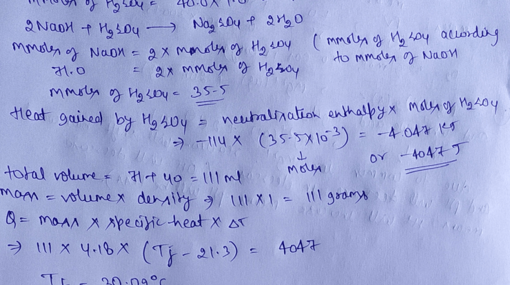 If it takes 54 ml of 0.1 m naoh