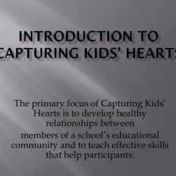 Capturing kids hearts excel model