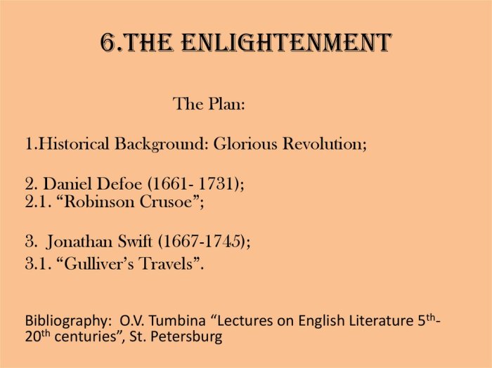 Primary sources on the enlightenment