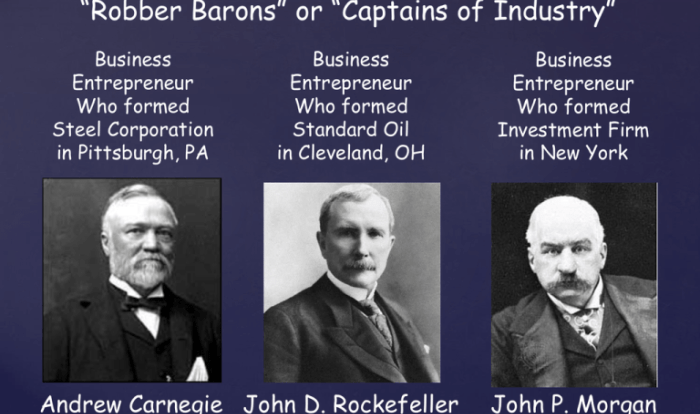 Industry captains robber barons facts