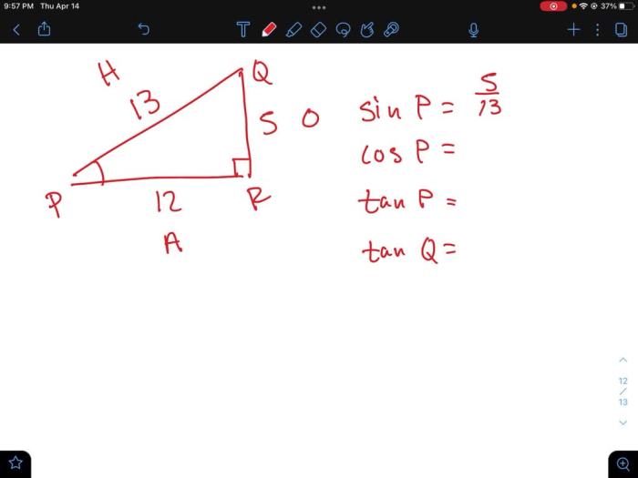 Trigonometric ratios trig fraction simplest ratio cos