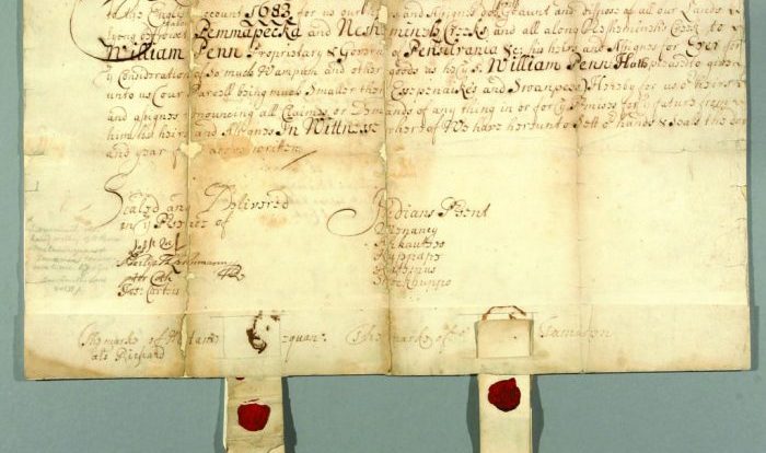 Granted to william penn in repayment for a loan