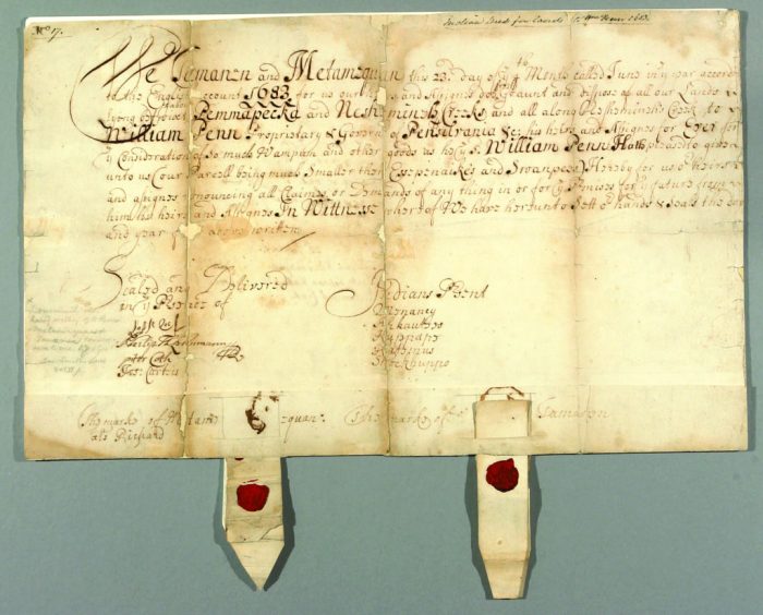 Granted to william penn in repayment for a loan