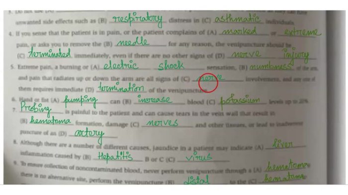 Knowledge drill 8-1 caution and keypoint recognition